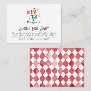 Circus Books voor Baby Kaart Carnaval Baby showe