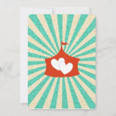 Circus Bridal Shower Kaart (Achterkant)