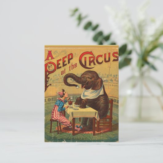 Circus Briefkaart (Staand voorkant)