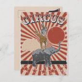  Circus Briefkaart (Voorkant / Achterkant)