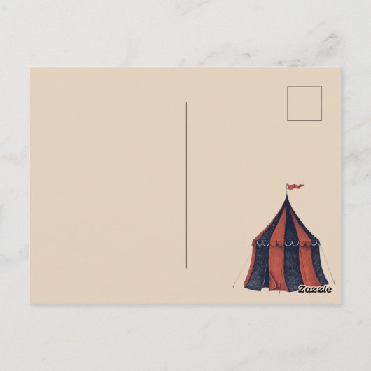  Circus Briefkaart (Achterkant)