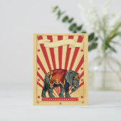  Circus Briefkaart (Staand voorkant)