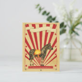  Circus Briefkaart (Staand voorkant)