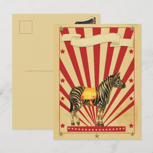 Circus Briefkaart (Voorkant / Achterkant)