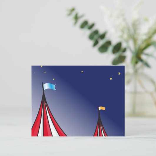 Circus Briefkaart (Staand voorkant)