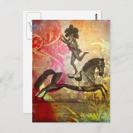  Circus Briefkaart (Voorkant / Achterkant)