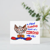 Circus Briefkaart (Staand voorkant)