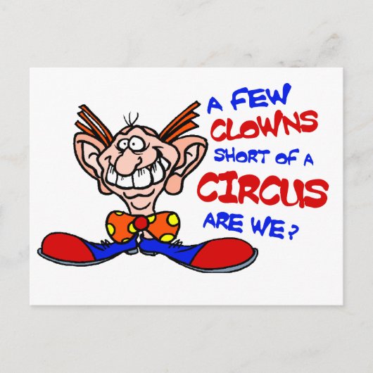 Circus Briefkaart (Voorkant)
