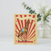  Circus Briefkaart (Staand voorkant)