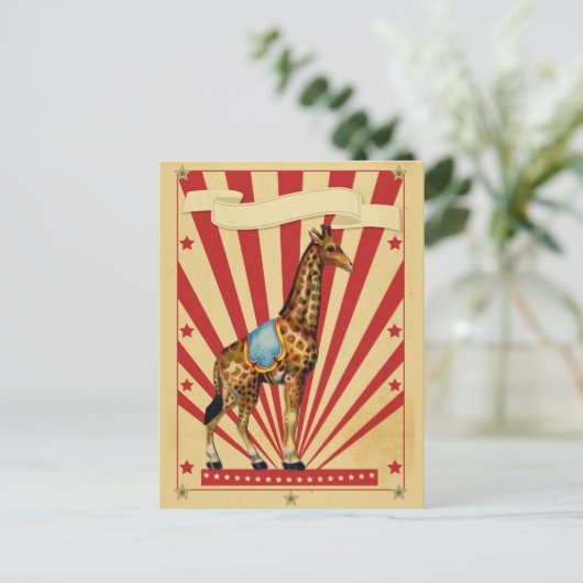  Circus Briefkaart (Staand voorkant)