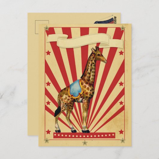  Circus Briefkaart (Voorkant / Achterkant)