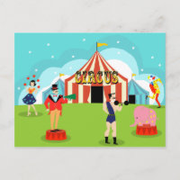  Circus Briefkaart