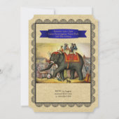  Circus bruiloft uitnodigingen Carnaval (Achterkant)