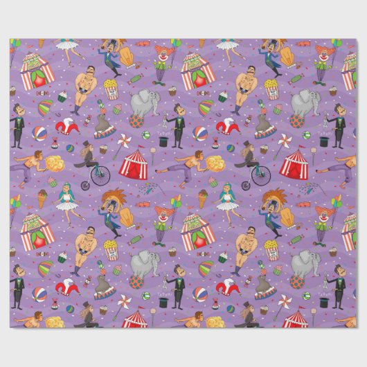 Circus Cadeaupapier (Vlak)