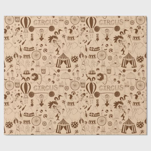 Circus Cadeaupapier (Vlak)