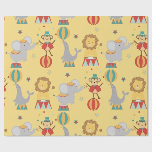 Circus Cadeaupapier (Vlak)