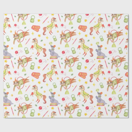 Circus Cadeaupapier (Vlak)