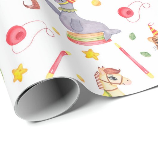 Circus Cadeaupapier (Rol Hoek)