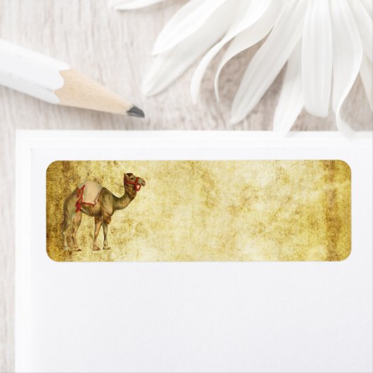 CIRCUS CAMEL  ADRESETIKETTEN ETIKET (Insitu)