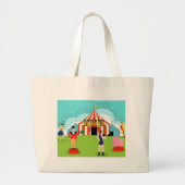 Circus Canvas tas (Voorkant)