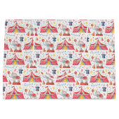 Circus Carnaval Big Top Wrapping Paper Groot Cadeauzakje (Voorkant)