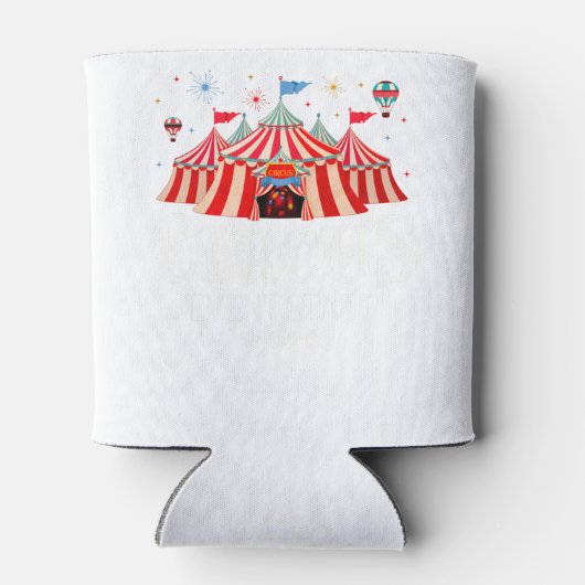 Circus carnaval blikjeskoeler (Achterkant)