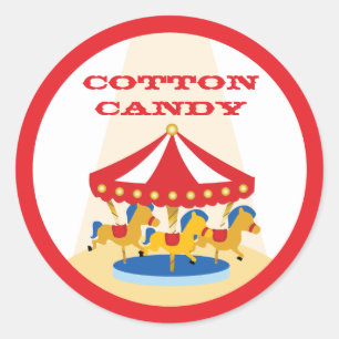 Circus Carnaval Carrousel Sticker