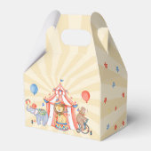 Circus Carnaval & Dieren Festival Verjaardagsfeest Bedankdoosjes (Achterkant)