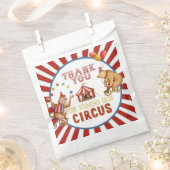 Circus Carnaval Dieren Verjaardag of baby shower Bedankzakje (Geknipt)