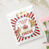 Circus Carnaval Dieren Verjaardag of baby shower Bedankzakje (Gezegeld)