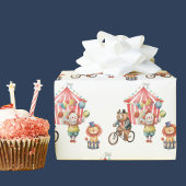 Circus Carnaval Festival Schattigee kinderen Kinde Cadeaupapier