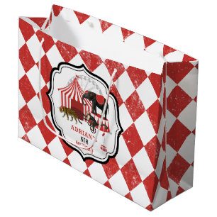 Circus carnaval festival thema grote top verjaarda groot cadeauzakje