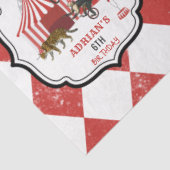 Circus carnaval festival thema grote top verjaarda tissuepapier (Detail)