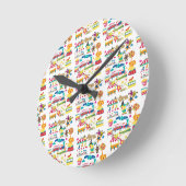 Circus Carnaval Fun Clock Ronde Klok (Hoek)