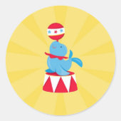 Circus Carnaval Party Sticker (Voorkant)