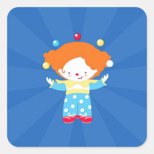 Circus Carnaval Party Sticker