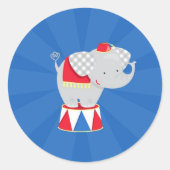 Circus Carnaval Party Sticker (Voorkant)