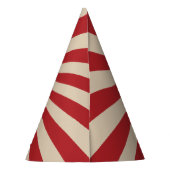  Circus Carnaval Rood en Blauw Verjaardag Pet Feesthoedjes (Achterkant)