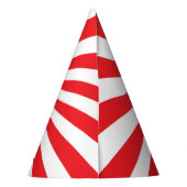 Circus Carnaval Rood en Blauwgroen Verjaardag Pet Feesthoedjes (Achterkant)