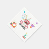 Circus Carnaval thema Kind's Verjaardagsfeest Servet (Hoek)