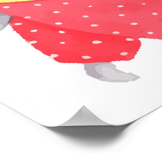 Circus Carnaval thema Kleurrijk Verjaardagsfeest Poster (Hoek)