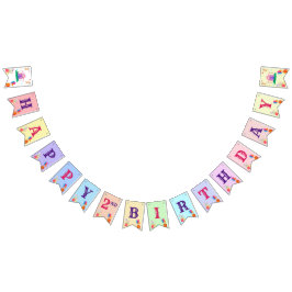 Circus Carnaval thema Kleurrijk Verjaardagsfeest Vlaggetjes