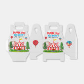 Circus Carnaval thema Verjaardagsfeest Bedankdoosjes (Uitgevouwen)