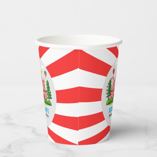 Circus Carnaval thema Verjaardagsfeest Papieren Bekers (Rechts)