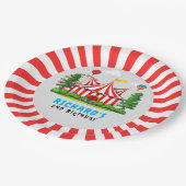Circus Carnaval thema Verjaardagsfeest Papieren Bordje (Gekanteld)