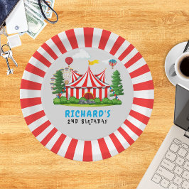 Circus Carnaval thema Verjaardagsfeest Papieren Bordje