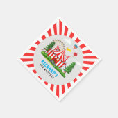 Circus Carnaval thema Verjaardagsfeest Servet (Hoek)