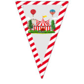 Circus Carnaval thema Verjaardagsfeest Vlaggetjes (Eerste vlag)