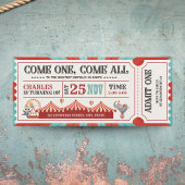  Circus Carnaval Ticket Verjaardag Kaart