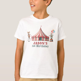  Circus Carnaval Verjaardag T-shirt